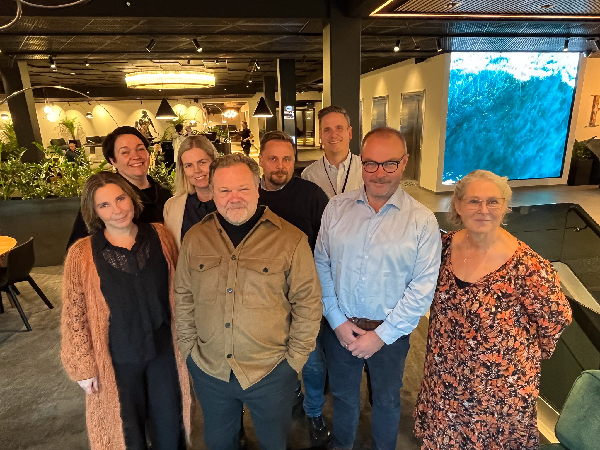 Foto av en gruppe ansatte i Stiftelsen SANA